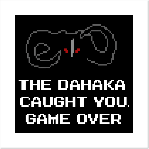 Dahaka 8 bits Wall Art by Jawes